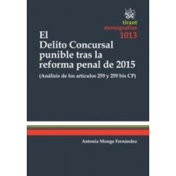 El Delito Concursal Punible tras la Reforma Penal de 2015 "(Duo Papel + Ebook )"
