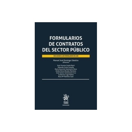 Formularios de Contratos del Sector Público ( Papel + Ebook )