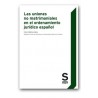 Las Uniones no Matrimoniales en el Ordenamiento Jurídico Español