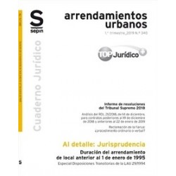 Duración del Arrendamiento de Local Anterior al 1 de Enero de 1995 "Especial Disposiciones...