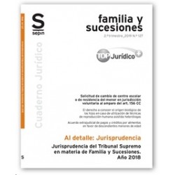 Jurisprudencia del Tribunal Supremo en Materia de Familia y Sucesiones. Año 2018