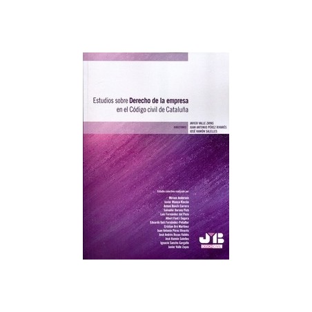 Estudios sobre el Derecho de la Empresa en el Código Civil de Cataluña