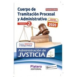 Tramitación Procesal y Administrativa. Turno Libre. Temario Vol.2 "Administración Justicia"