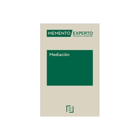 E-book Memento Mediación "Sólo Formato Electrónico"
