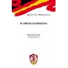 El Error de Derecho