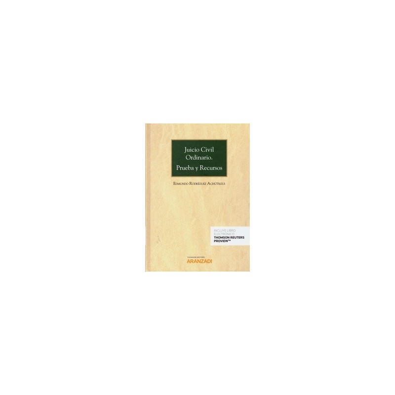 Juicio Civil Ordinario "Prueba y Recursos (Papel + Ebook)"