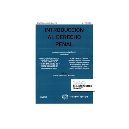 Introduccion al Derecho Penal 2015 "Papel + Ebook  Actualizable"