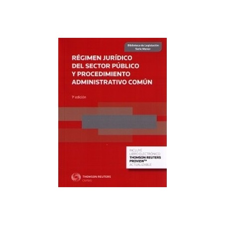 Régimen Jurídico del Sector Público y Procedimiento Administrativo Común "(Duo Papel + Ebook )"