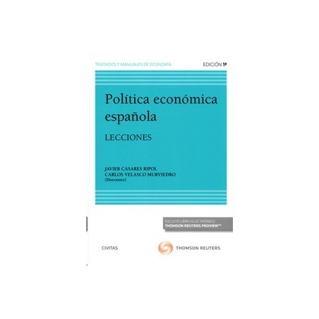 Política Económica Española. Lecciones (Papel + Ebook)