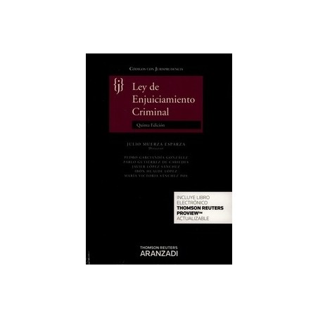 Ley de Enjuiciamiento Criminal con Jurisprudencia "(Duo Papel + Ebook )"