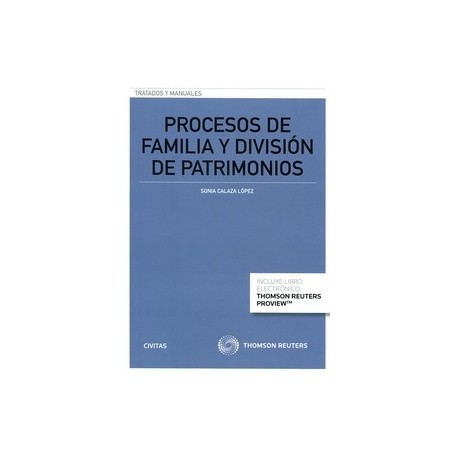 Procesos de Familia y División de Patrimonios "Papel + Ebook  Actualizable."