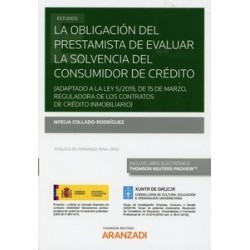 Obligacion del Prestamista de Evaluar la Solvencia del Consumidor de Crédito "Adaptado a la Ley...