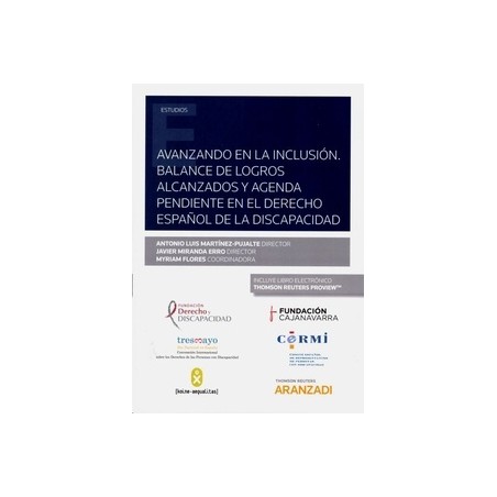 Avanzando en la Inclusión. Balance de Logros Alcanzados y Agenda Pendiente en el Derecho Español de Discapacidad "(Papel + Eboo