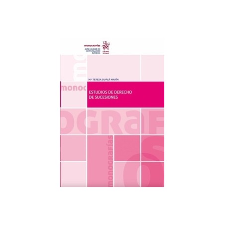 Estudios de Derecho de Sucesiones (Papel + Ebook)