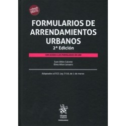 Formularios de Arrendamientos Urbanos (Papel + Ebook) "Adaptados al R.D. Ley 7/19, de 1 de Marzo...