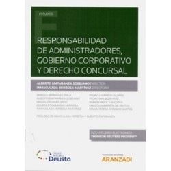 Responsabilidad de Administradores, Gobierno Corporativo y Derecho Concursal (Papel + Ebook)