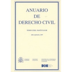 Anuario de Derecho Civil, 72/03. 2019 Julio-Septiembre