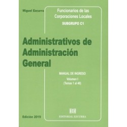 Administrativos de Administración General de las Corporaciones Locales. Subgrupo C1 "Manual de...
