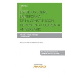 Estudios sobre la Reforma de la Constitución de 1978 en su Cuarenta Aniversario ( Papel + Ebook )