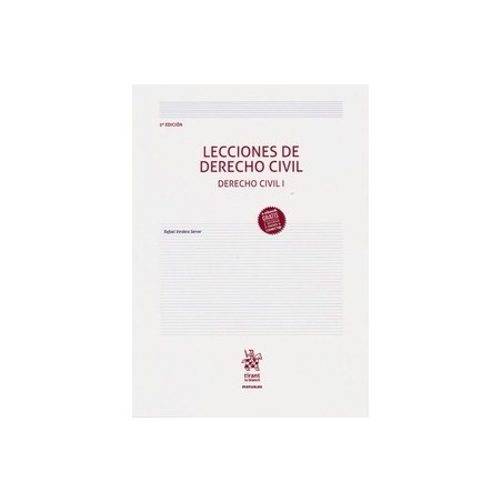 Lecciones de Derecho Civil . Derecho Civil I (Papel + Ebook)