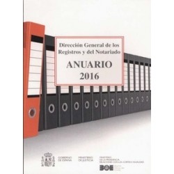 Anuario 2016, de la Direccion General de los Registros y del Notariado (En Formato Digital)