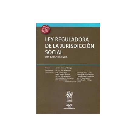 Ley Reguladora de la Jurisdicción Social con Jurisprudencia 2019 (Papel + Ebook)