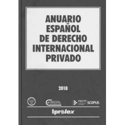 Anuario Español de Derecho Internacional Privado 2018