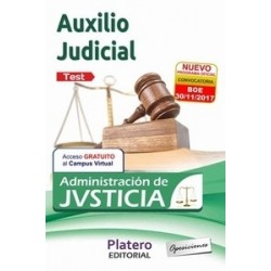Auxilio Judicial de la Administración de Justicia. Test