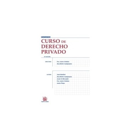 Curso de Derecho Privado "(Duo Papel + Ebook)"