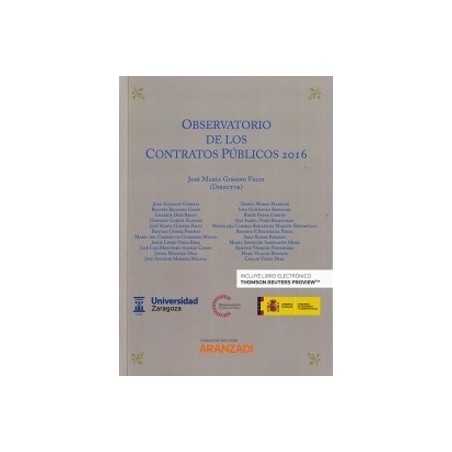Observatorio de los contratos públicos 2016