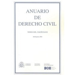 Anuario de Derecho Civil, 2016 ( Abril-Junio 2016) Tomo LXIX Vol.2