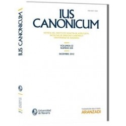 Ius Canonicum. (Vol 52, Nº 104) 2012