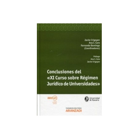 Conclusiones del "20 Curso sobre Régimen Jurídico de Universidades"