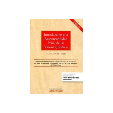 Introducción a la Responsabilidad Penal de las Personas Jurídicas "(Duo Papel + Ebook )"