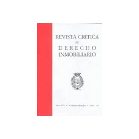Revista Crítica de Derecho Inmobiliario. Número 760