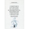 Comentarios a la Ley 8/2013, de 26 de Junio, de Rehabilitación, Regeneración y Renovación Urbanas (L3r)