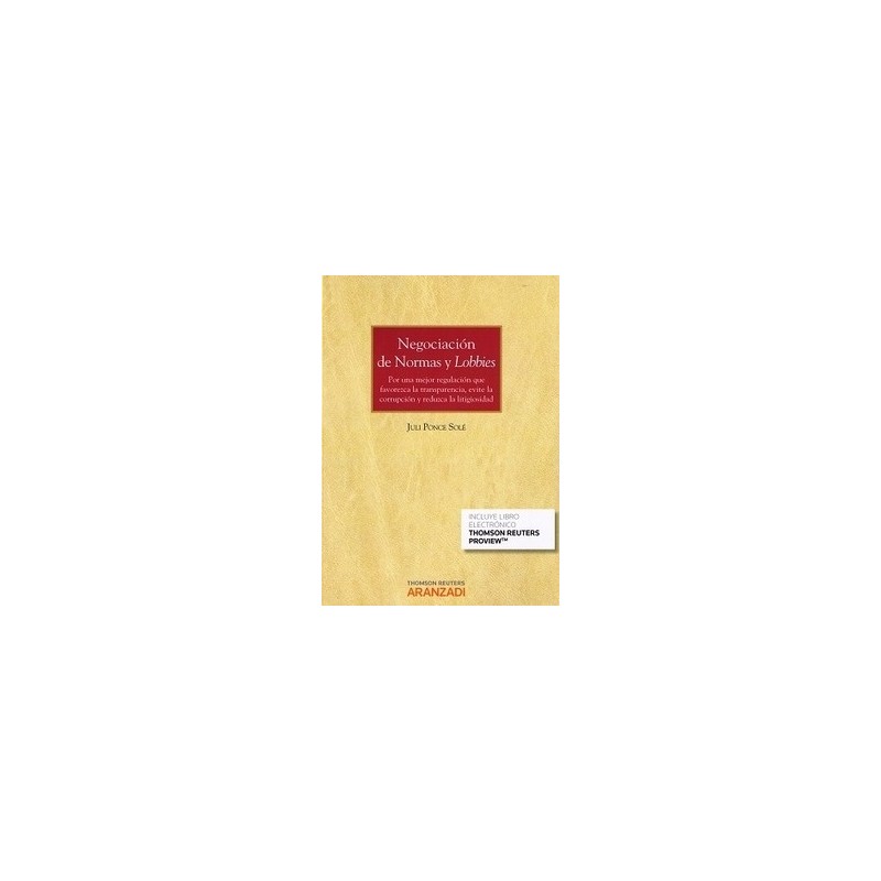 Negociacion de Normas y Lobbies "(Duo Papel + Ebook )"