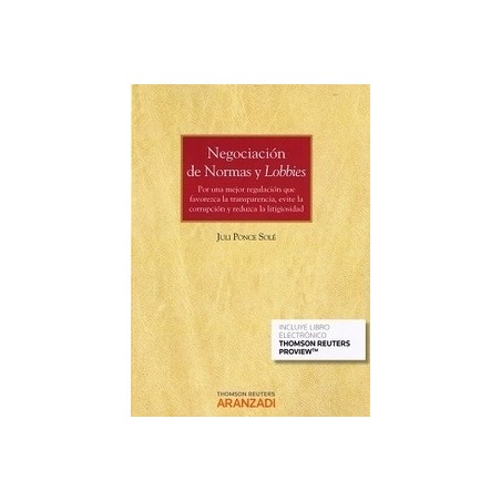 Negociacion de Normas y Lobbies "(Duo Papel + Ebook )"
