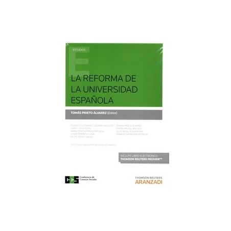 La Reforma de la Universidad Española "(Duo Papel + Ebook)"