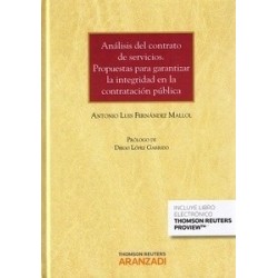 Análisis del Contrato de Servicios. Propuestas para Garantizar la Integridad en la Contratación...