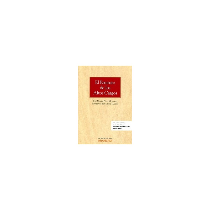 El Estatuto de los Altos Cargos "(Duo Papel + Ebook)"