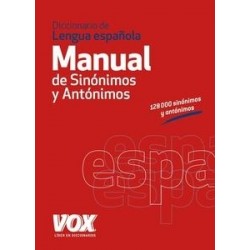 Diccionario Manual de Sinónimos y Antónimos de la Lengua Española