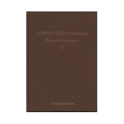 Constitución Española. Trabajos Parlamentarios V