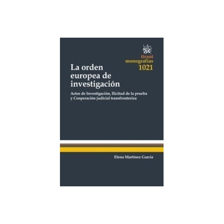 La Orden Europea de Investigación "(Duo Papel + Ebook )"