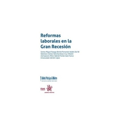 Reformas Laborales en la Gran Recesión "(Duo Papel + Ebook )"