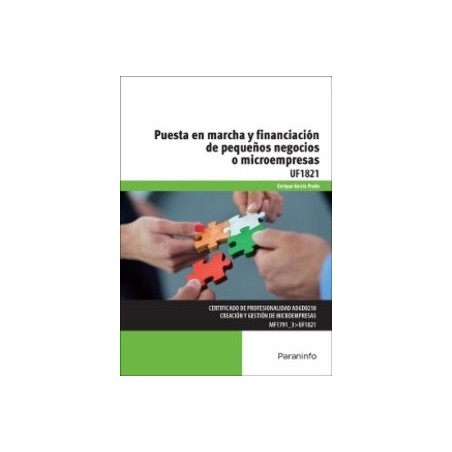 Puesta en Marcha y Financiación de Pequeños Negocios o Microempresas