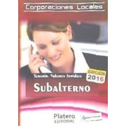 Subalterno de Corporaciones Locales. Temario Jurídico