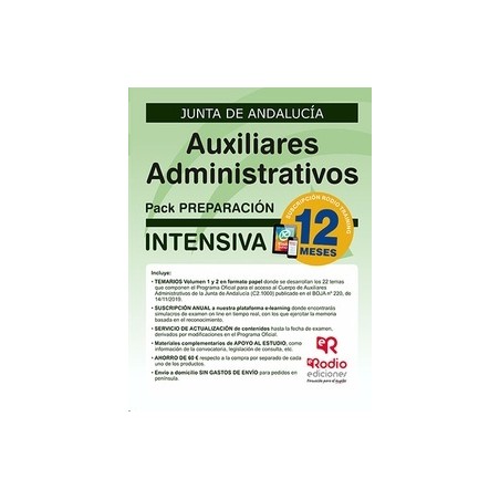 Pack Auxiliares Administrativos de la Junta de Andalucía