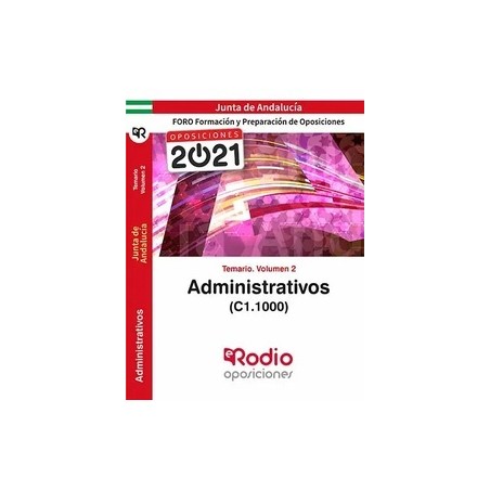 Administrativos de la Junta de Andalucía (C1.1000). Temario volumen 2.