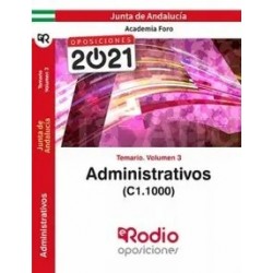 Administrativos de la Junta de Andalucía (C1.1000). Temario volumen 3